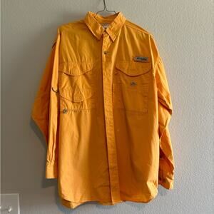 Columbia PFG Men’s fishing shirt size small orange
